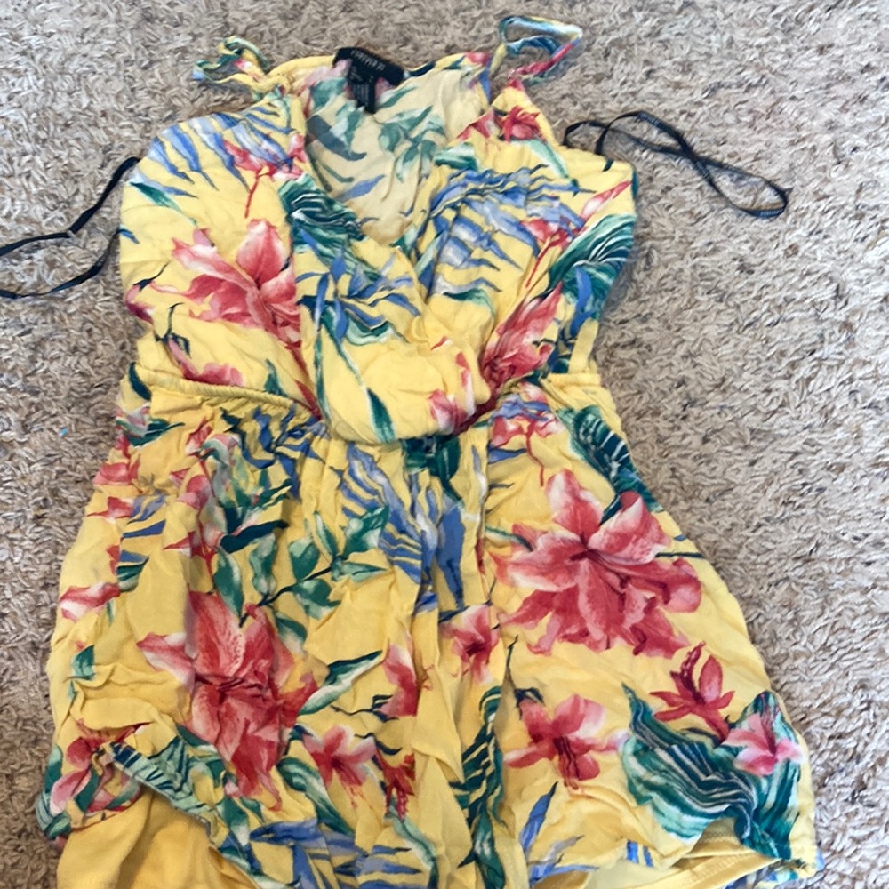 forever 21 flower romper